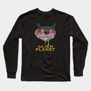 Giree - Alien Planet - No Heart Yellow Long Sleeve T-Shirt